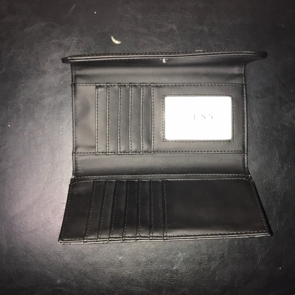 Guess black floral purse and wallet - Picture 3 of 11